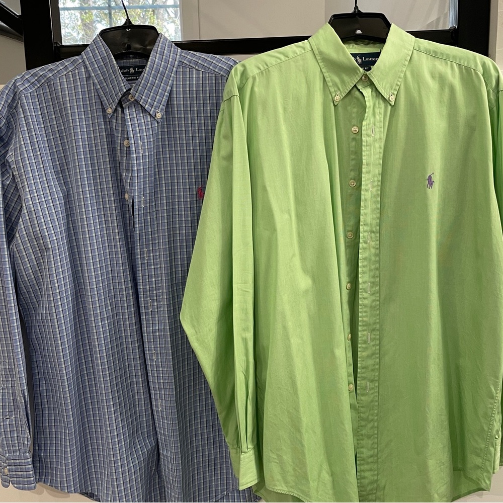 *sold* 2 Men’s Ralph Lauren Polo shirts.